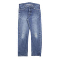 CARHARTT Mens Regular Fit Straight Blue Denim W30 L28 Zip Jeans Classic Cotton