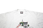 SCREEN STARS BEST Mens Grey Hannibal Graphic T-Shirt M Short Sleeve Crew Neck
