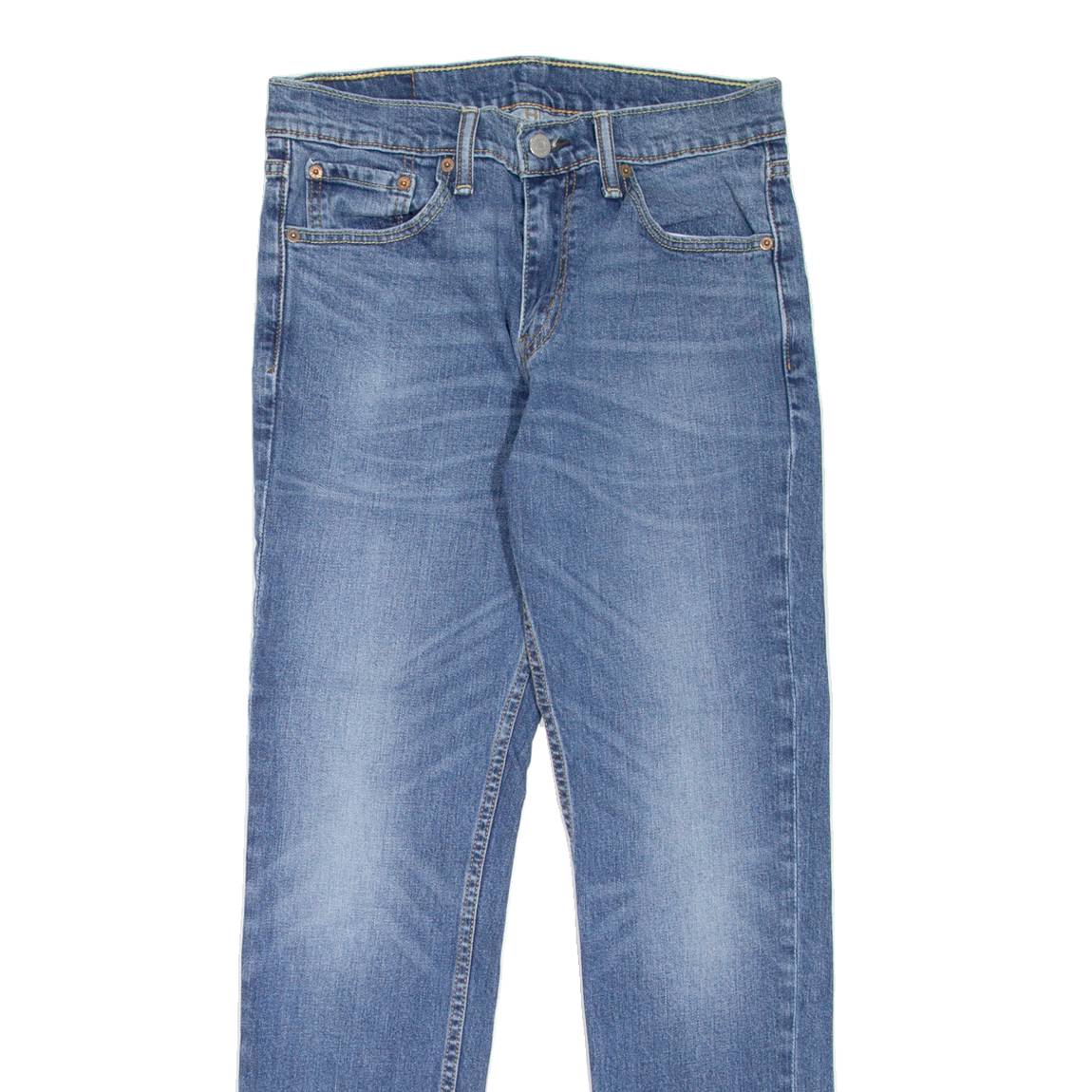 LEVI'S 511 Jeans Mens Blue Slim Straight Stone Wash W30 L30
