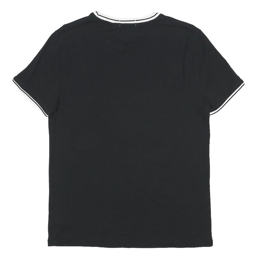 POLO RALPH LAUREN Mens Black & White Classic T-Shirt M Short Sleeve Crew Neck