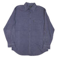GUESS JEANS Mens Blue Checked Shirt L Long Sleeve Cotton Casual
