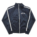 CHAMPION Womens Navy & White UCLA Track Jacket S Polyester Blend Zip