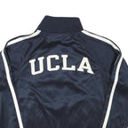 CHAMPION Womens Navy & White UCLA Track Jacket S Polyester Blend Zip