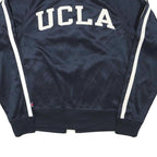 CHAMPION Womens Navy & White UCLA Track Jacket S Polyester Blend Zip