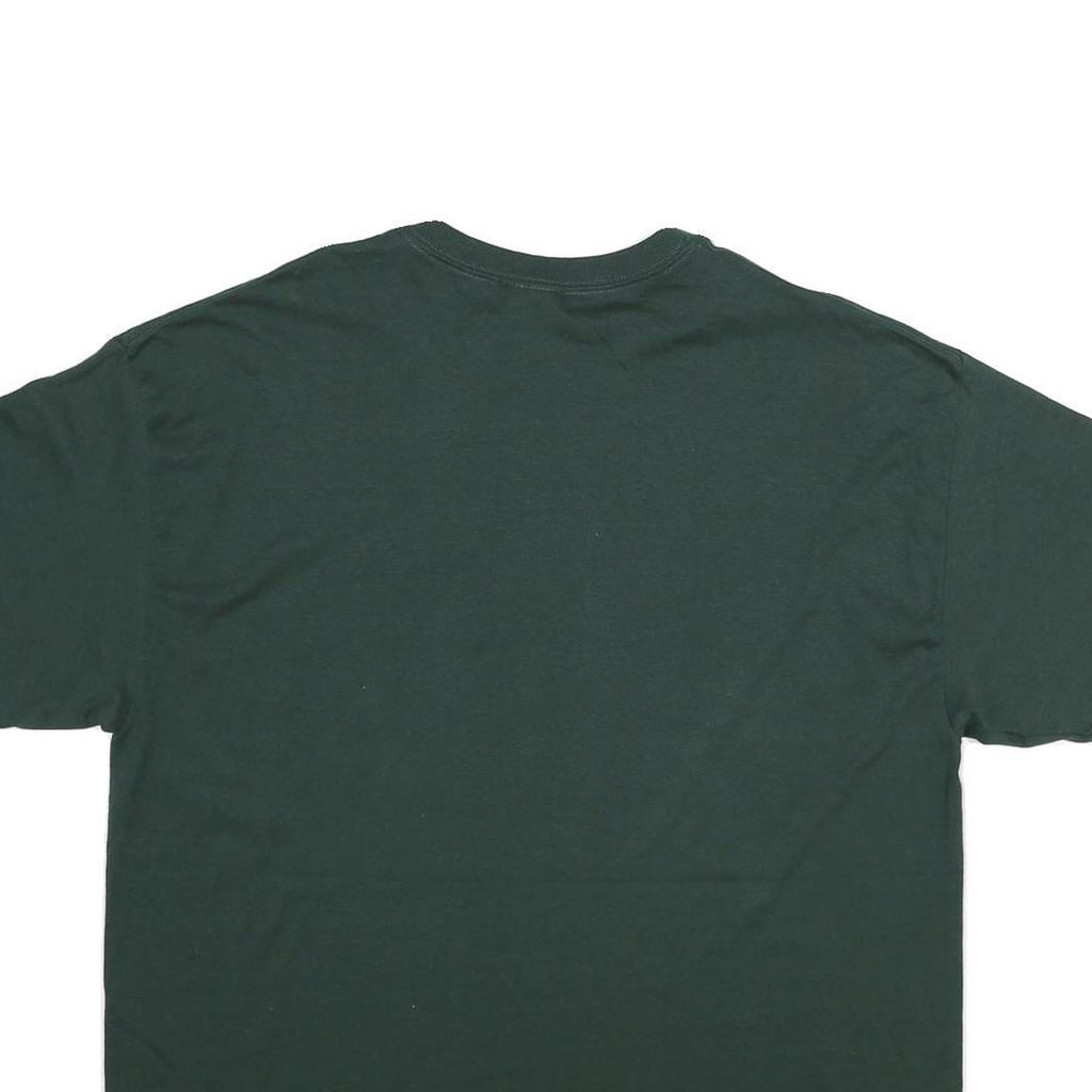 HANES Mens Green Oregon Graphic T-Shirt XL Short Sleeve Crew Neck Casual