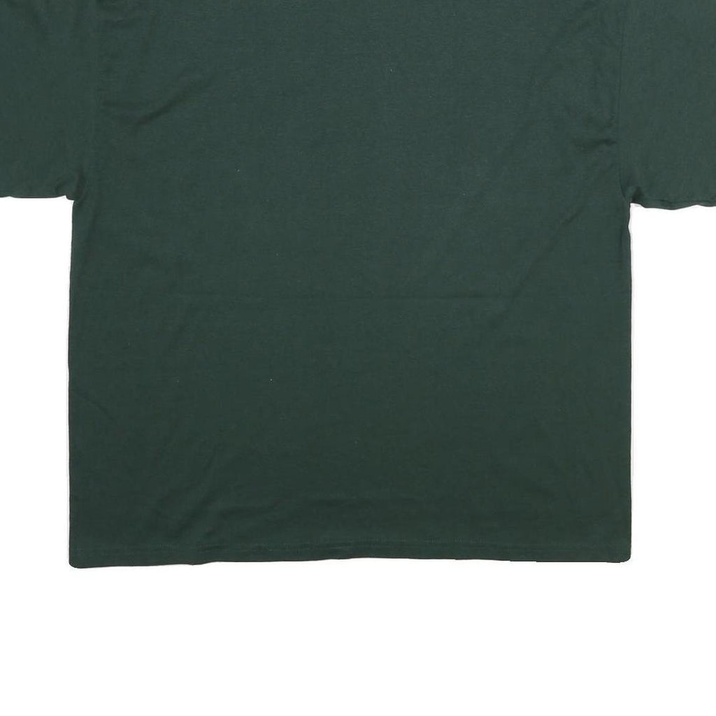 HANES Mens Green Oregon Graphic T-Shirt XL Short Sleeve Crew Neck Casual