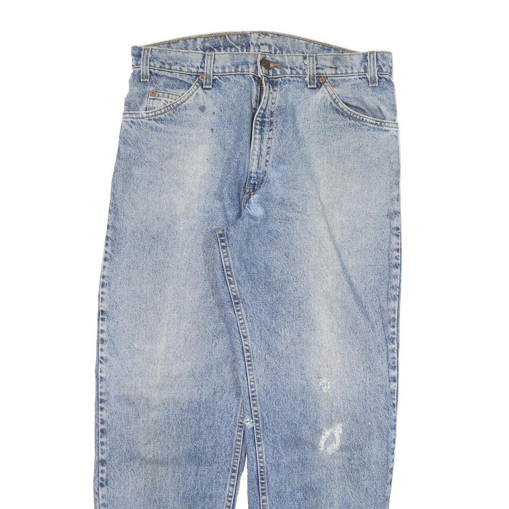 LEVI'S 550 Tapered Mens Jeans Blue Relaxed Denim Medium W32 L29 Retro Vintage