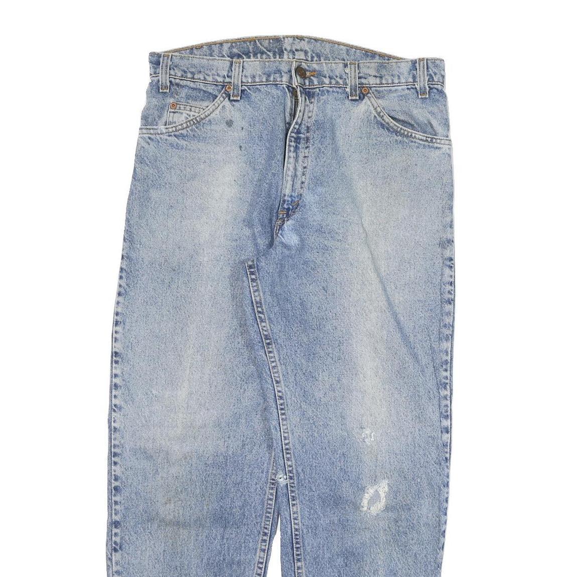 LEVI'S 550 Tapered Mens Jeans Blue Relaxed Denim Medium W32 L29 Retro Vintage