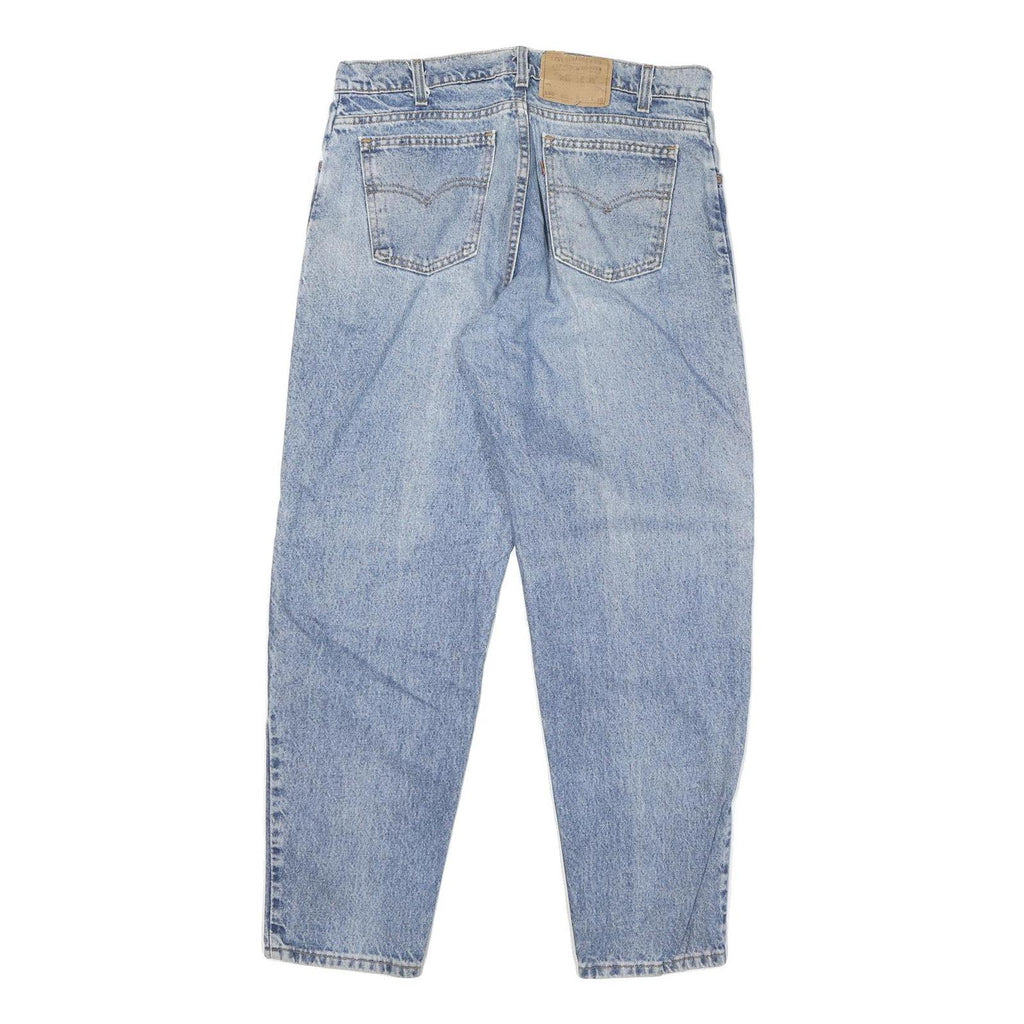 LEVI'S 550 Tapered Mens Jeans Blue Relaxed Denim Medium W32 L29 Retro Vintage