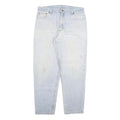 CARHARTT Mens Relaxed Jeans Light Blue Denim W36 L31 Zip Cotton Blend Casual