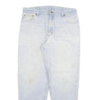 CARHARTT Mens Relaxed Jeans Light Blue Denim W36 L31 Zip Cotton Blend Casual