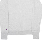 CHAMPION Mens Grey Crew Neck S Cotton Blend Logo Sweatshirt Casual