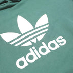 ADIDAS Mens Green Pullover Hoodie S Cotton Blend Casual Wear