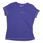 MAMMUT Womens Blue Graphic T-Shirt XL Short Sleeve Crew Neck Lightweight Cotton