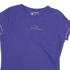 MAMMUT Womens Blue Graphic T-Shirt XL Short Sleeve Crew Neck Lightweight Cotton