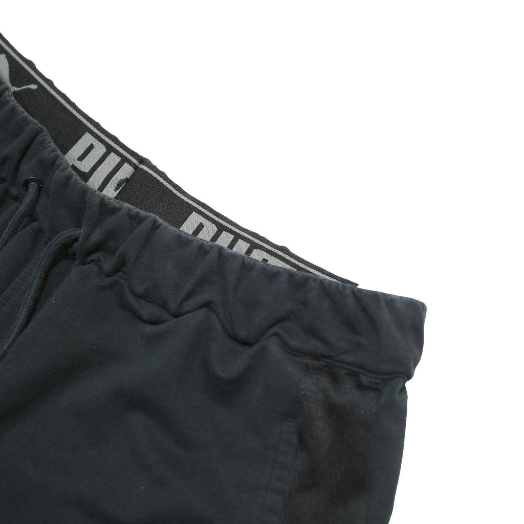 PUMA Mens Black Casual Shorts M W29 Cotton Blend Drawstring Athletic