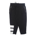 ADIDAS Womens Trousers Black Regular Straight W28 L23