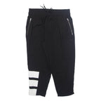 ADIDAS Womens Trousers Black Regular Straight W28 L23