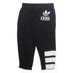 ADIDAS Womens Trousers Black Regular Straight W28 L23