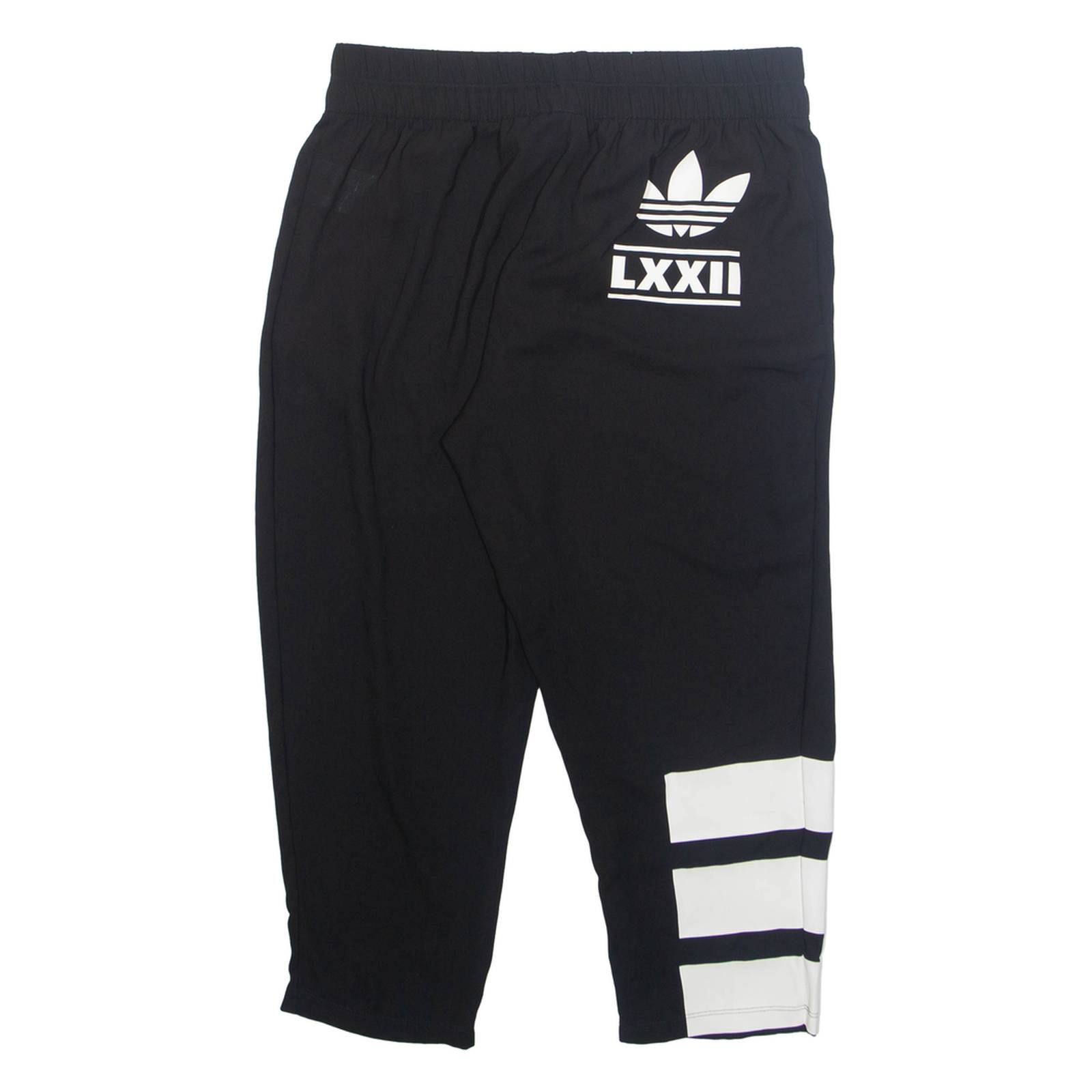 ADIDAS Womens Trousers Black Regular Straight W28 L23