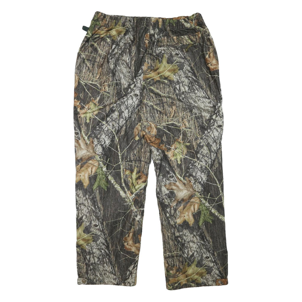 MOSSY OAK Mens Polyester Blend Camouflage Drawstring Lined Trousers W36 L32