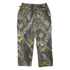 MOSSY OAK Mens Polyester Blend Camouflage Drawstring Lined Trousers W36 L32