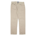 CHAPS Mens Trousers Beige Regular Straight W30 L30