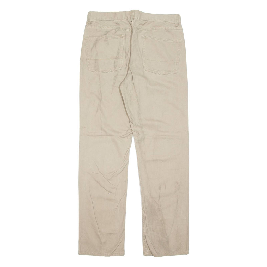 CHAPS Mens Trousers Beige Regular Straight W30 L30