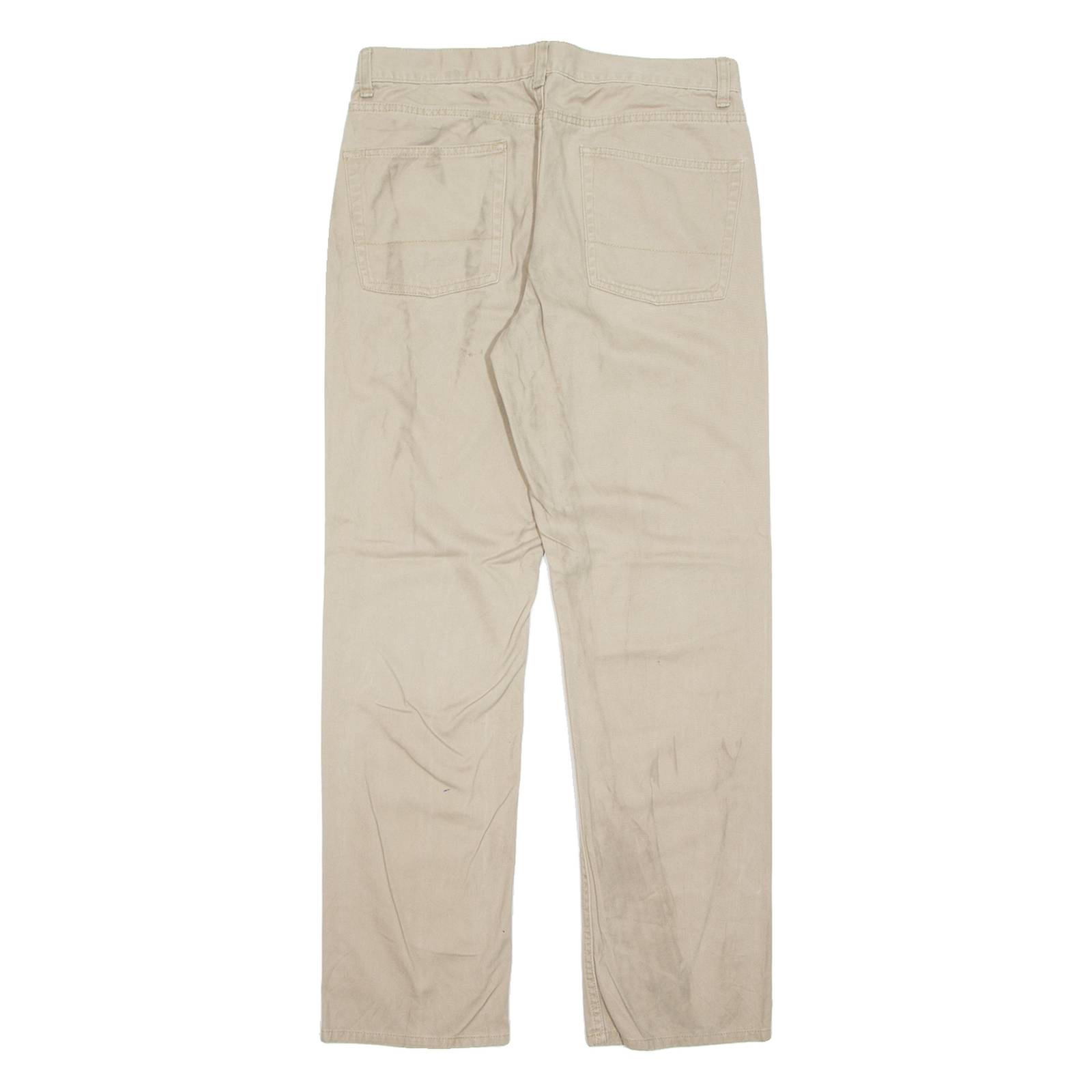 CHAPS Mens Trousers Beige Regular Straight W30 L30