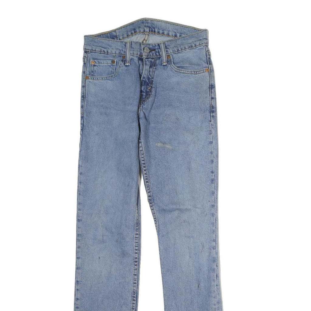 LEVI'S Mens Slim Blue Jeans Denim Medium W28 L30 Casual Classic Zip Pockets