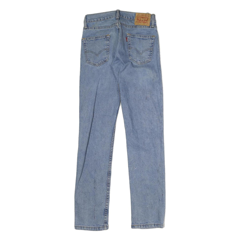 LEVI'S Mens Slim Blue Jeans Denim Medium W28 L30 Casual Classic Zip Pockets