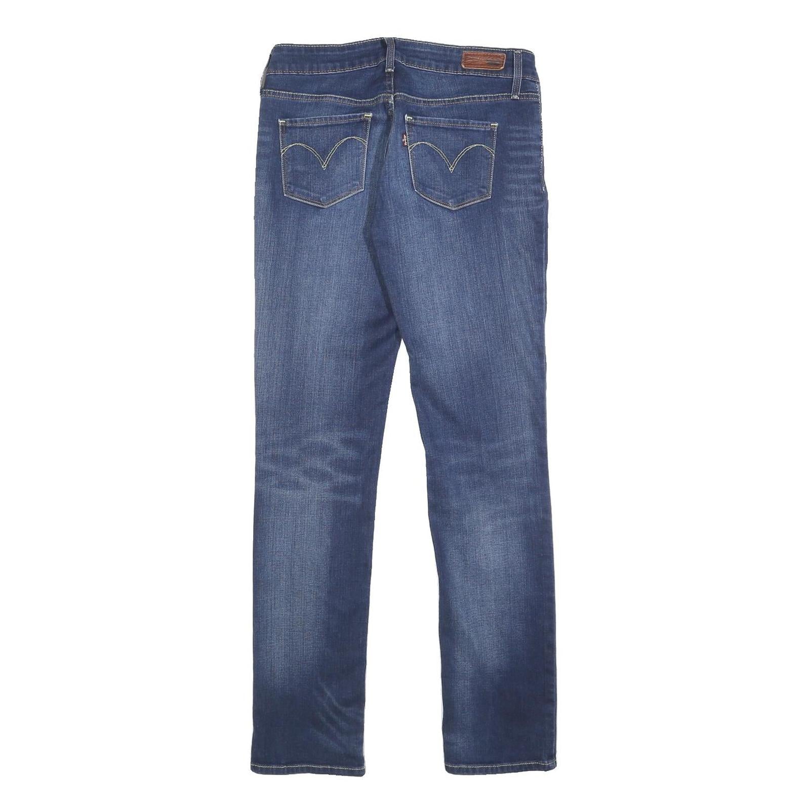 LEVI'S Womens Jeans Blue Regular Straight Denim Medium W28 L30 Classic Fit