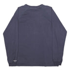 CARHARTT Mens Blue Modern Long Sleeve Crew Neck T-Shirt M Cotton Blend Workwear