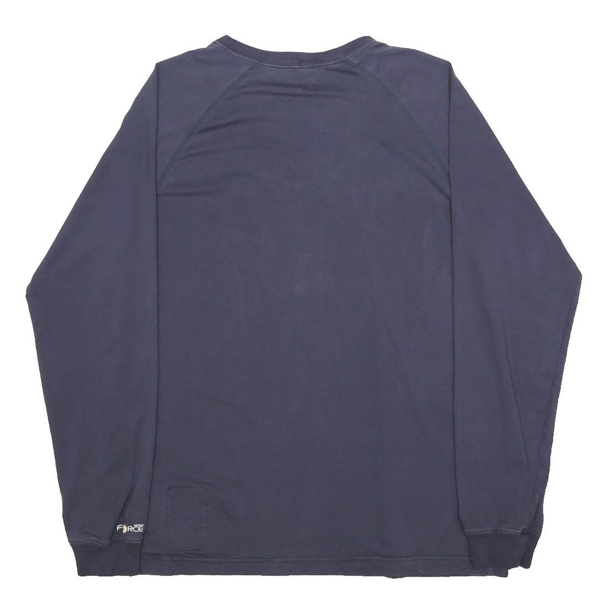 CARHARTT Mens Blue Modern Long Sleeve Crew Neck T-Shirt M Cotton Blend Workwear