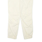 LAUREN RALPH LAUREN Womens Relaxed Beige Cotton Blend Trousers W33 L27 Zip