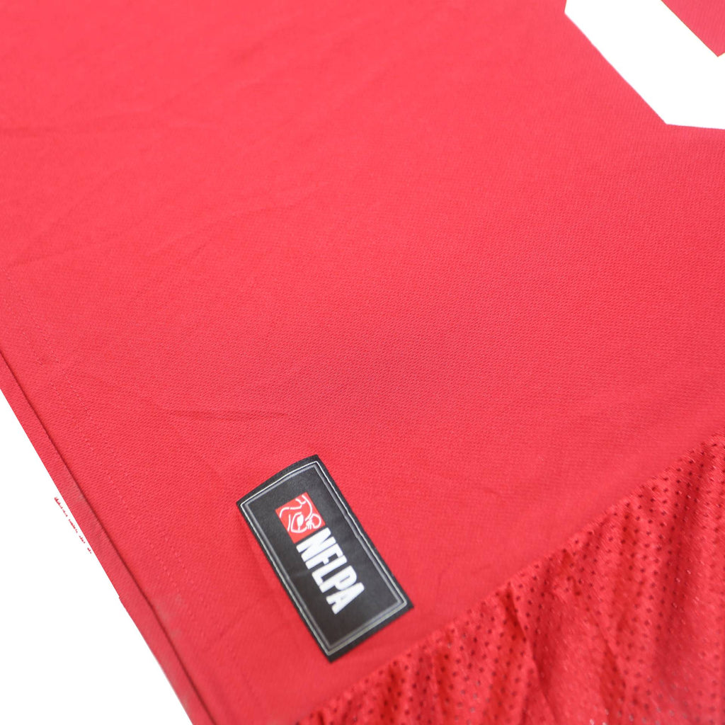 NFL Mens Red San Francisco 49ers Jersey XL Short Sleeve V-Neck Sports Fan Top