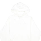 CHAMPION REVERSE WEAVE Mens White Pullover Hoodie S Embroidered Logo Drawstring
