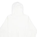 CHAMPION REVERSE WEAVE Mens White Pullover Hoodie S Embroidered Logo Drawstring