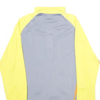 PUMA Mens Yellow & Grey Track Jacket S Polyester Zip Sport Casual
