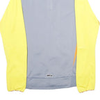 PUMA Mens Yellow & Grey Track Jacket S Polyester Zip Sport Casual