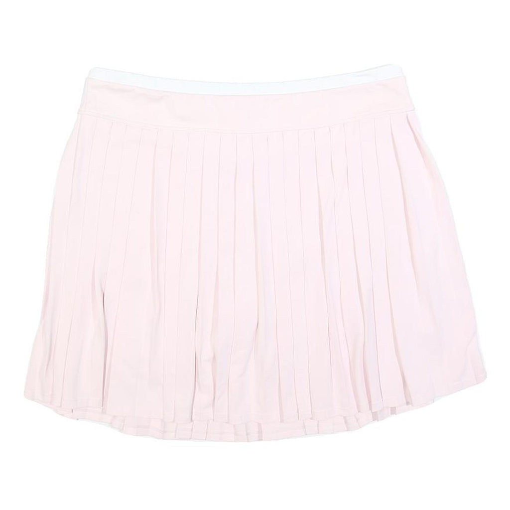 TOMMY HILFIGER Womens Pink Pleated Mini Polyester Blend Skort XL Casual Summer