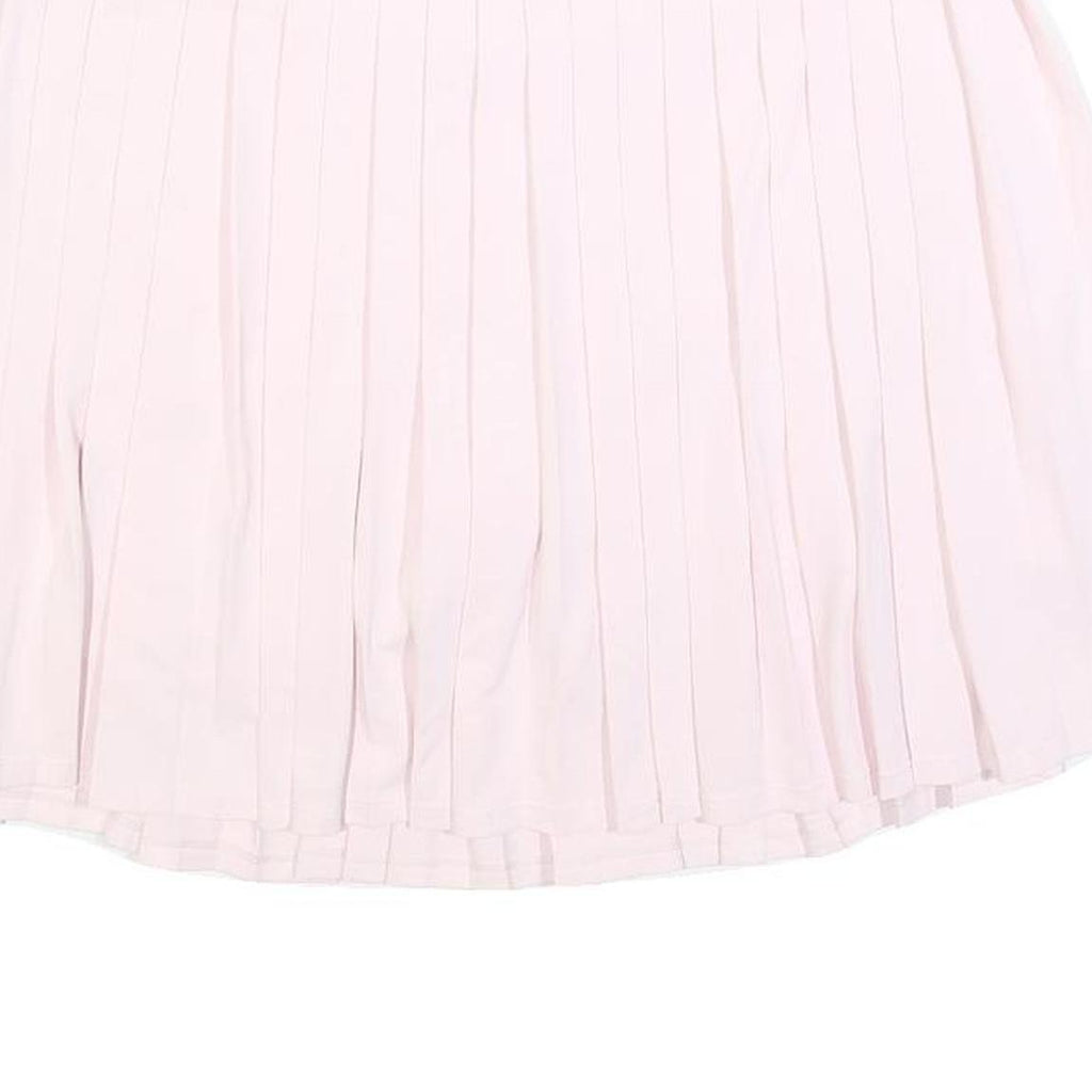 TOMMY HILFIGER Womens Pink Pleated Mini Polyester Blend Skort XL Casual Summer