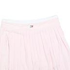 TOMMY HILFIGER Womens Pink Pleated Mini Polyester Blend Skort XL Casual Summer