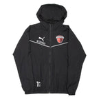 PUMA FC BOSPORUS Mens Rain Jacket Black Hooded M