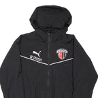 PUMA FC BOSPORUS Mens Rain Jacket Black Hooded M