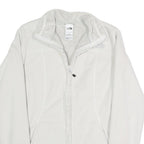 THE NORTH FACE Womens White Softshell Jacket S Polyester Blend Zip Casual
