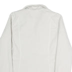 THE NORTH FACE Womens White Softshell Jacket S Polyester Blend Zip Casual