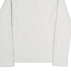 THE NORTH FACE Womens White Softshell Jacket S Polyester Blend Zip Casual