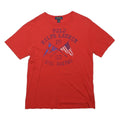 POLO RALPH LAUREN Boys Red Graphic T-Shirt 14-15Y Short Sleeve Crew Neck Cotton