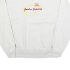JERZEES Mens White Golden Gophers Crew Neck XL Cotton Blend Sweatshirt